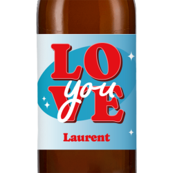 Bière personnalisée - Saint Valentin | La French Mousse