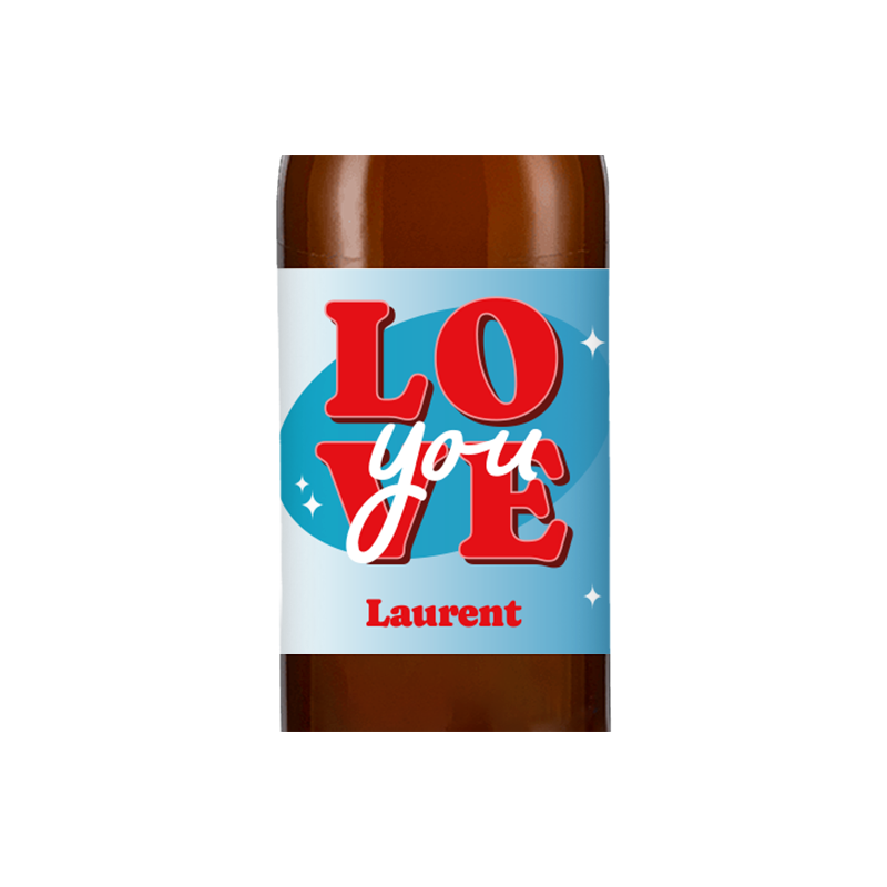 Bière personnalisée - Saint Valentin | La French Mousse