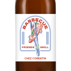 Bière personnalisée - Barbecue Entre Amis | La French Mousse
