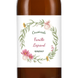 Bière personnalisée - Cousinade Couronne Florale | La French Mousse