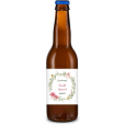 Bière personnalisée - Cousinade Couronne Florale | La French Mousse