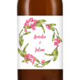 Bière personnalisée - Mariage Couronne De Fleurs | La French Mousse