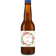 Bière personnalisée - Mariage Couronne De Fleurs | La French Mousse