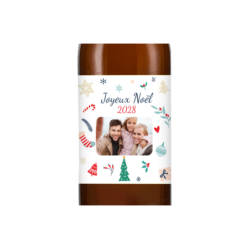 Bière personnalisée - Noël Deco et Photo| La French Mousse