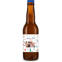 Bière personnalisée - Noël Deco et Photo| La French Mousse
