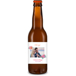 Bière personnalisée - Mariage Bloom Photo | La French Mousse