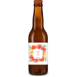 Bière personnalisée - Mariage Disco Bloom | La French Mousse