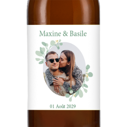 Bière personnalisée - Mariage Vert Sauge Photo | La French Mousse