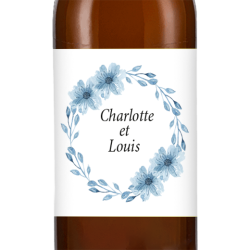 Bière personnalisée - Mariage Couronne Bleue | La French Mousse