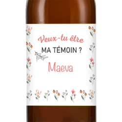 Bière personnalisée - Veux tu être ma témoin ? | La French Mousse