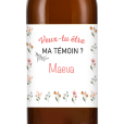 Bière personnalisée - Veux tu être ma témoin ? | La French Mousse
