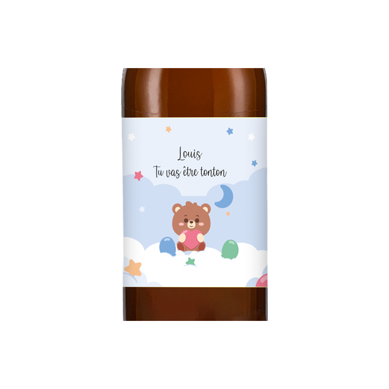 Bière personnalisée - Annonce Tonton Nuage | La French Mousse