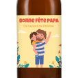 Bière personnalisée - Bonne fête papa fille | La French Mousse