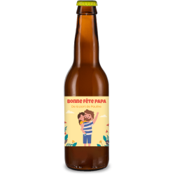 Bière personnalisée - Bonne fête papa fille | La French Mousse