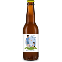 Bière personnalisée - Bonne fête papa Foot | La French Mousse