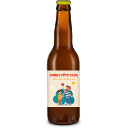 Bière personnalisée - Bonne fête papa garçon | La French Mousse