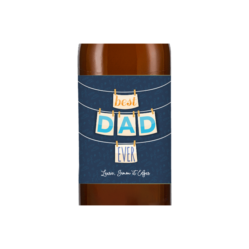 Bière personnalisée - BEST DAD EVER | La French Mousse