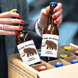 Bière personnalisée - Carte joueur football | La French Mousse