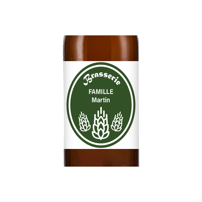 Bière personnalisée - Brasserie de la famille | La French Mousse