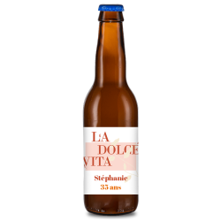 Bière personnalisée - Anniversaire dolce vita | La French Mousse
