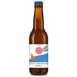 Bière personnalisée - Anniversaire summer | La French Mousse