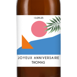 Bière personnalisée - Anniversaire summer | La French Mousse