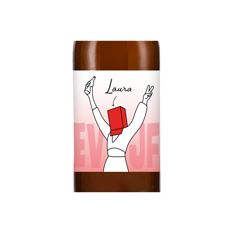 Bière personnalisée - EVJF Party | La French Mousse