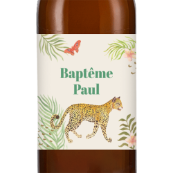 Bière personnalisée - Baptême Léopard | La French Mousse