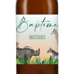 Bière personnalisée - Baptême Zoo | La French Mousse