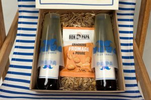 Coffret de bières personnalisées pour la fête des Pères