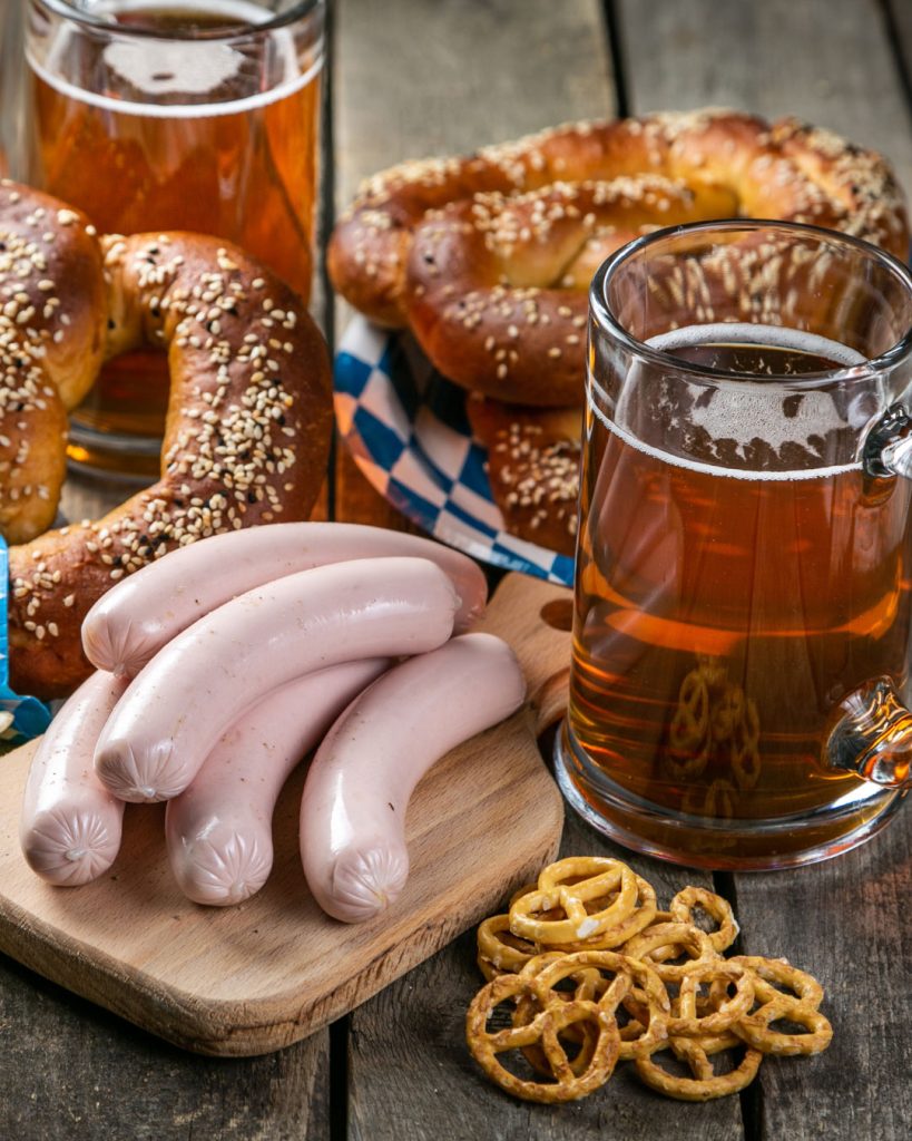 Accords buffet et biere Octoberfest