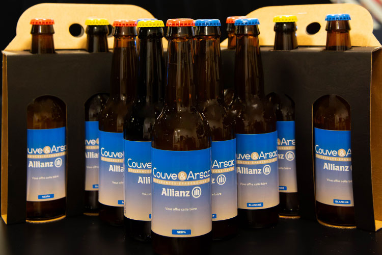 Bières personnalisées entreprises